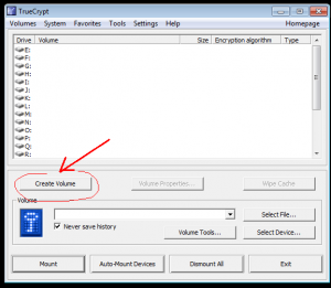 How to use truecrypt in windows, screenshot 01